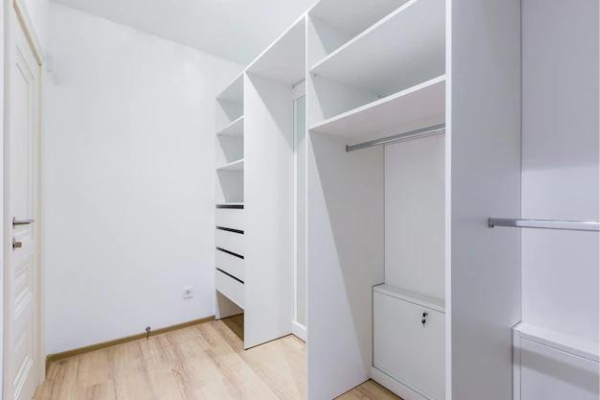 Built-in wardrobes can be built