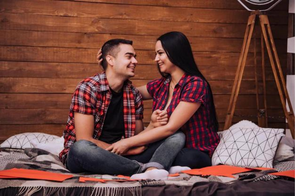 Couples Reclaimed Wood Walls small bedroom