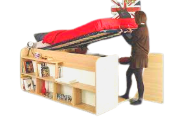 Ottoman bed instead of the wardrobe